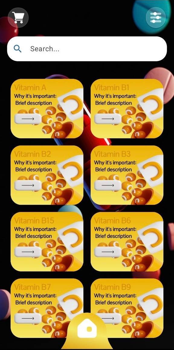 Ecua Sport Track home screen